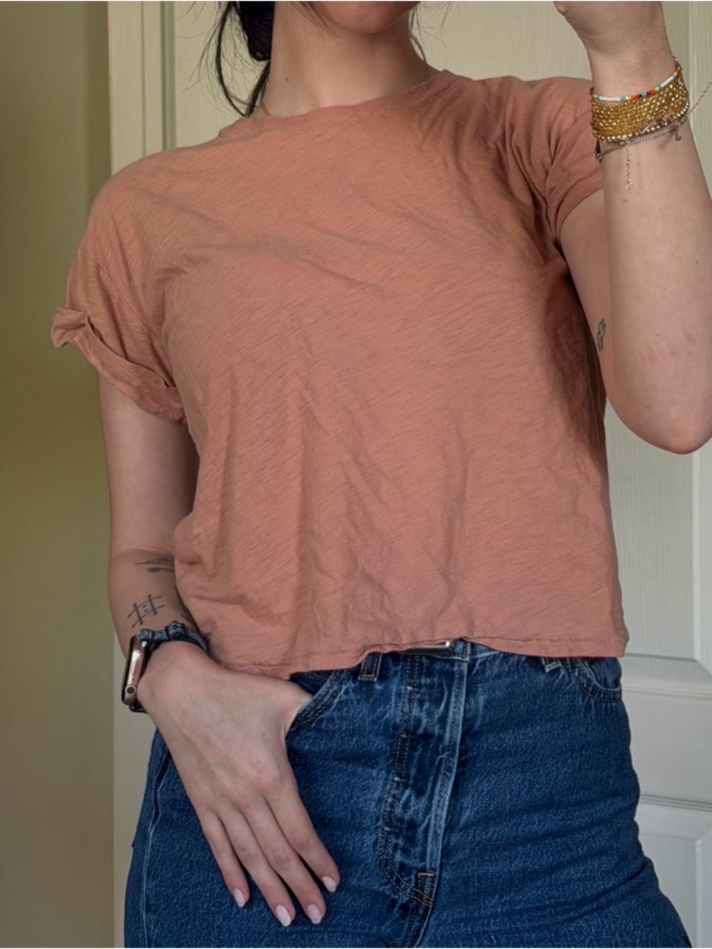 Nation LTD Earthy Rust Tee
